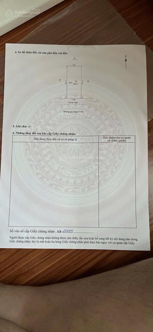 Hàng Hiếm!Chính chủ bán lô đất KĐT FPT ngang 7.5m