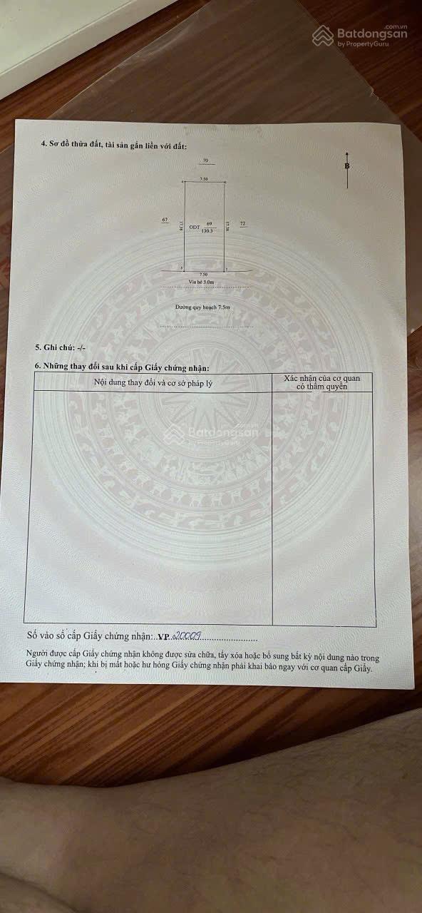 Hàng Hiếm!Chính chủ bán lô đất KĐT FPT ngang 7.5m