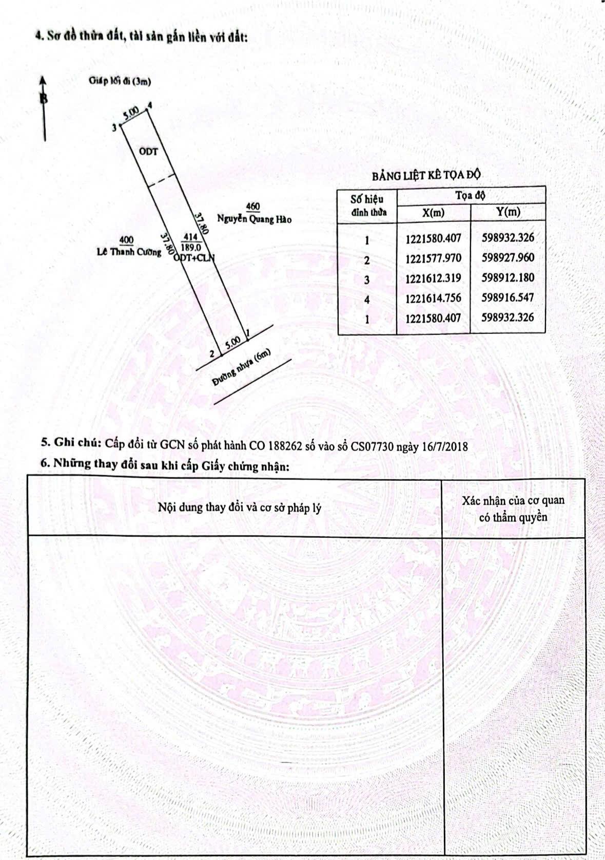 Đất Dx064 Định Hoà, Dt 5x37,8(50tc) giá 2tỷ350 bớt lộc