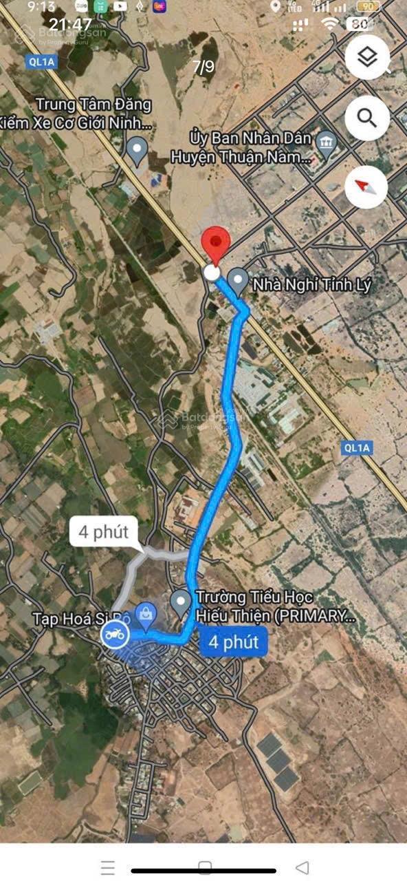 330 triệu đất ở 100% Thiện Đức, Thuận Nam diện tích: 156m2 full thổ cư