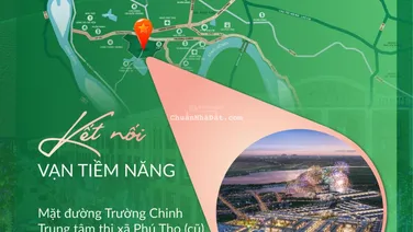 Bán LK đất Việt Green Park 100m2 giá 2.4tỷ tại trung tâm thị xã Phú Thọ nơi sản sinh dòng tiền