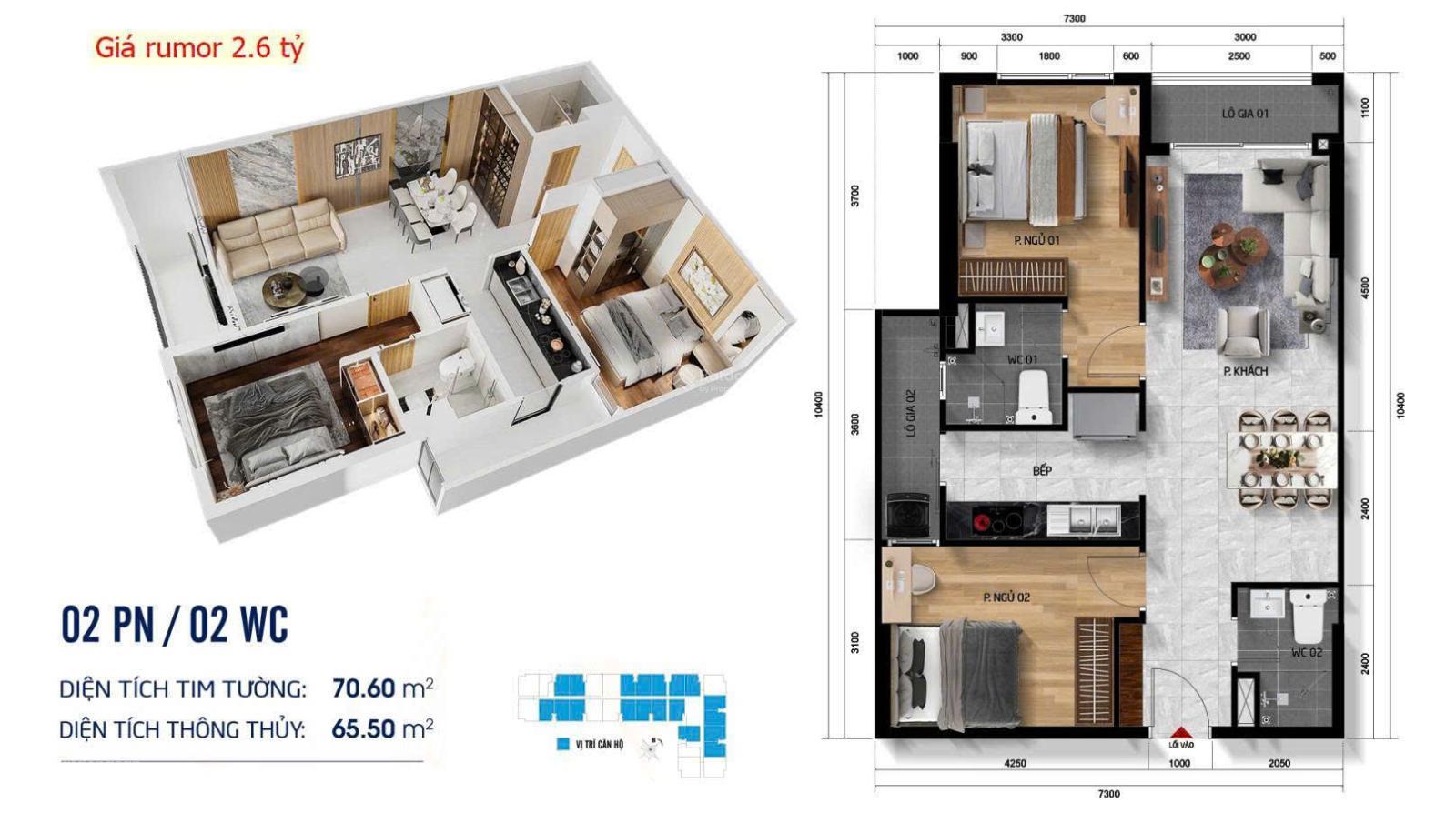 Căn hộ Symlife giá 36,8tr/m giá cả phải chăng giá chỉ từ 2,2 tỷ