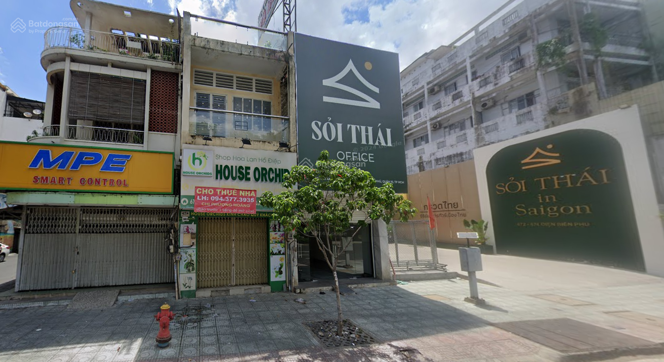 Bán nhà 3MT Điện Biên Phủ P.11, Q.10, DT 23x79m CN 1.472m2, HĐT 390,855tr (15.000$/th) giá 600 tỷ
