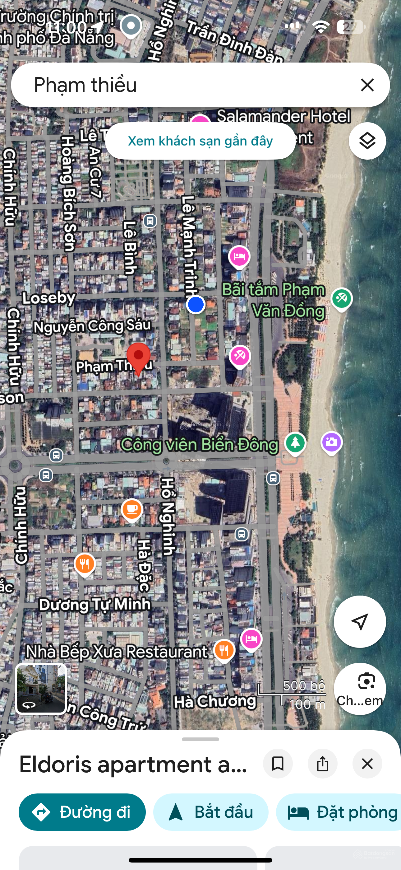 Bán cặp đất đường Phạm Thiều, Sơn Trà, Đà Nẵng