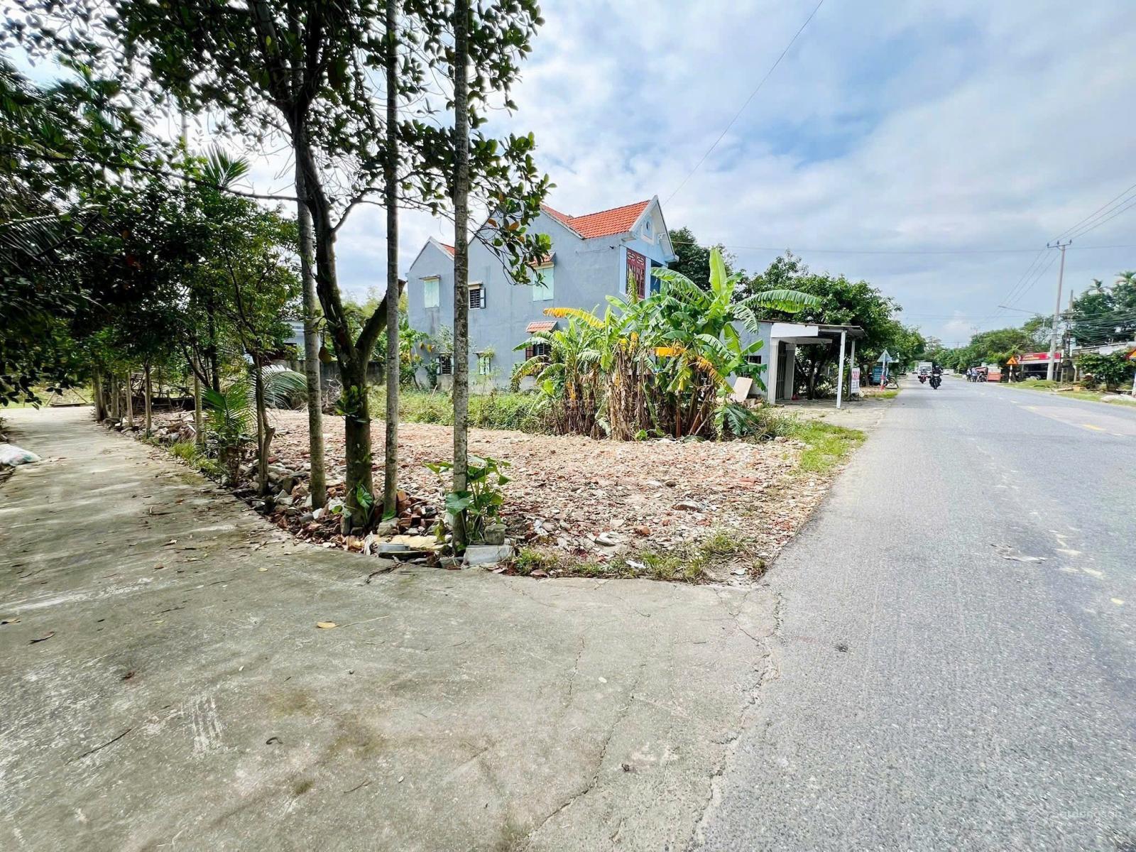 Lô góc 2 mặt tiền đường Phạm Như Xương-Điện Ngọc, giá cực rẻ, Chỉ bằng giá bê tông chính hiện nay