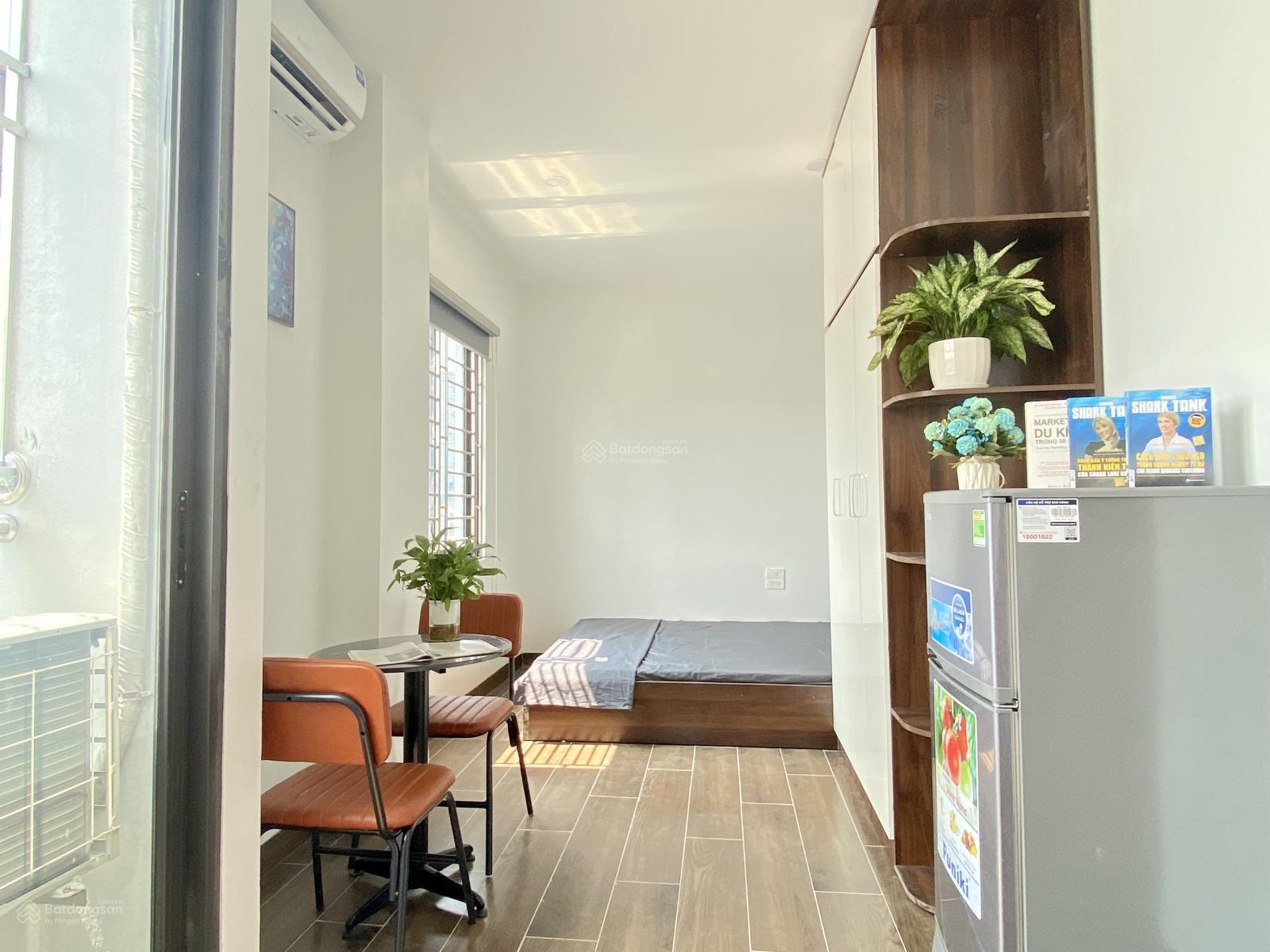 Căn hộ studio cao cấp ban công Full đồ mới xây ô tô đỗ Mễ Trì Hạ 4tr7/tháng