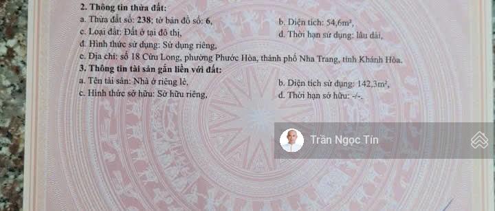 BÁN NHÀ 3 TẦNG MỚI MẶT TIỀN CỬU LONG  TRUNG TÂM THÀNH PHỐ - GIÁ 12,5 TỶ