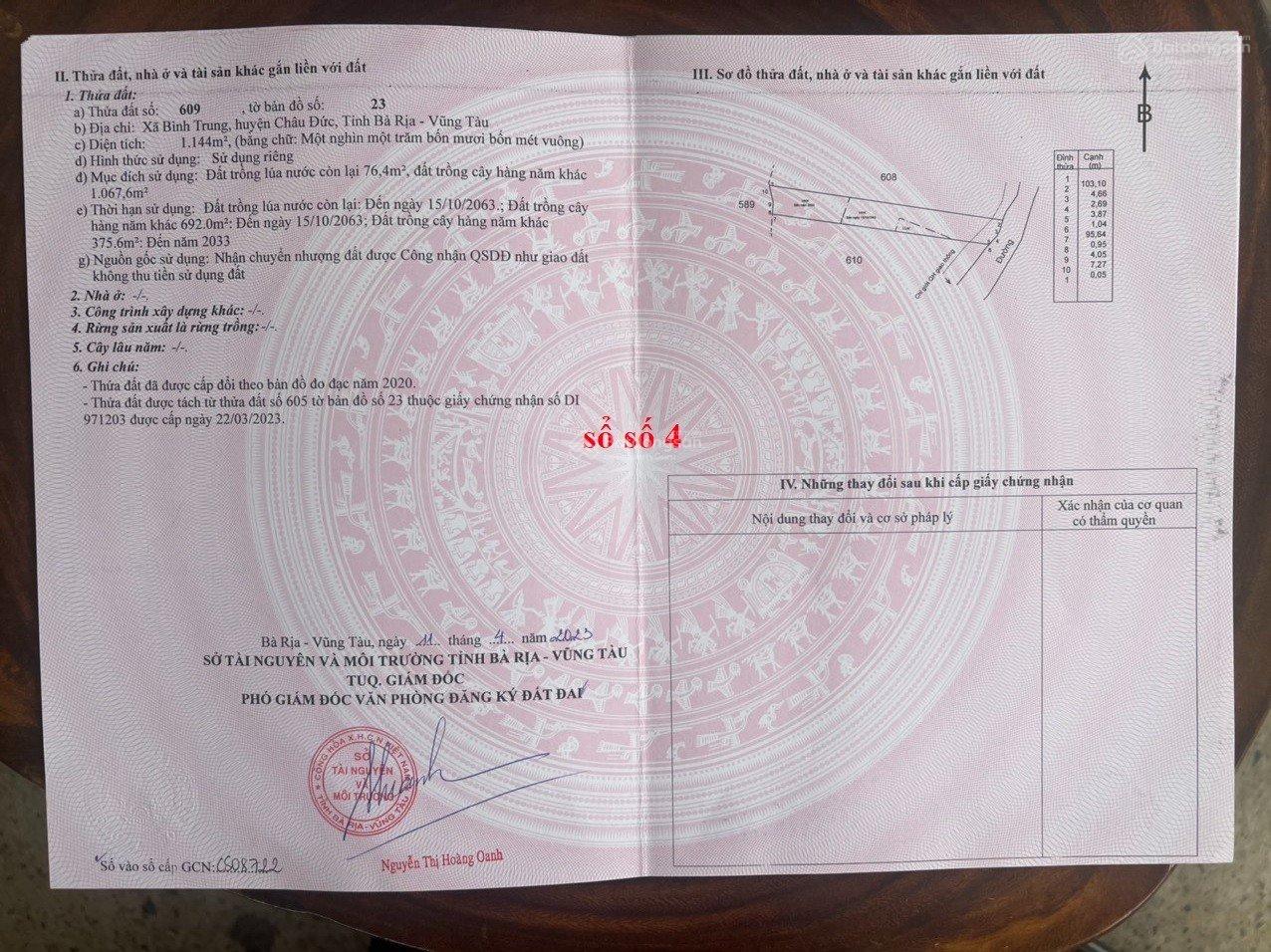 Mình đứng tên trên sổ cần bán 7 lô sổ riêng mặt tiền đường nhựa, suối ôm giá chỉ 620 triệu