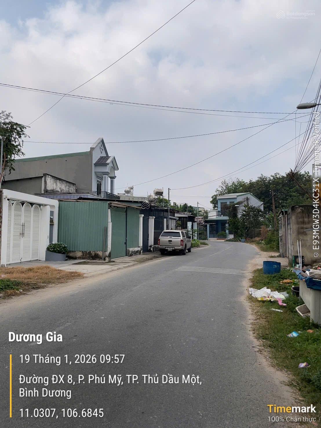 Mặt tiền ĐX008 Phú Mỹ ngang 10m, giá 15,3 tr/m2. Phù hợp kinh doanh, xây nhà vườn