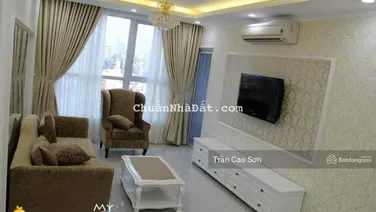 Bán căn hộ Khánh Hội 1, Bến Vân Đồn, Quận 4. DT: 104m2: 3PN + 2WC, full NT. Có sổ hồng. Giá 5,65 tỷ