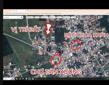 Đất Suối Cát ngay chợ Tân Xương - vừa túi tiền (hỗ trợ vay) - hướng Đông mát mẻ