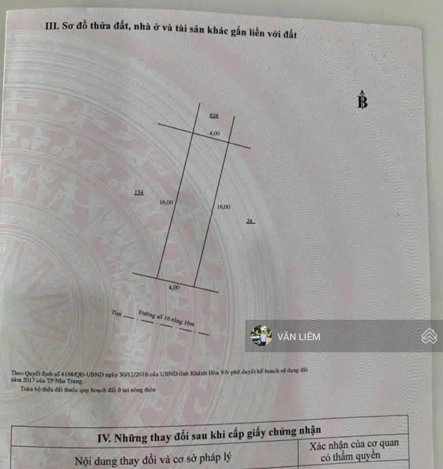 Gần dự án Sun Group cần bán lô đất TĐC Đất Lành - Vĩnh Thái - DT: 64m2 - Đường rộng 16m phù hợp đầu