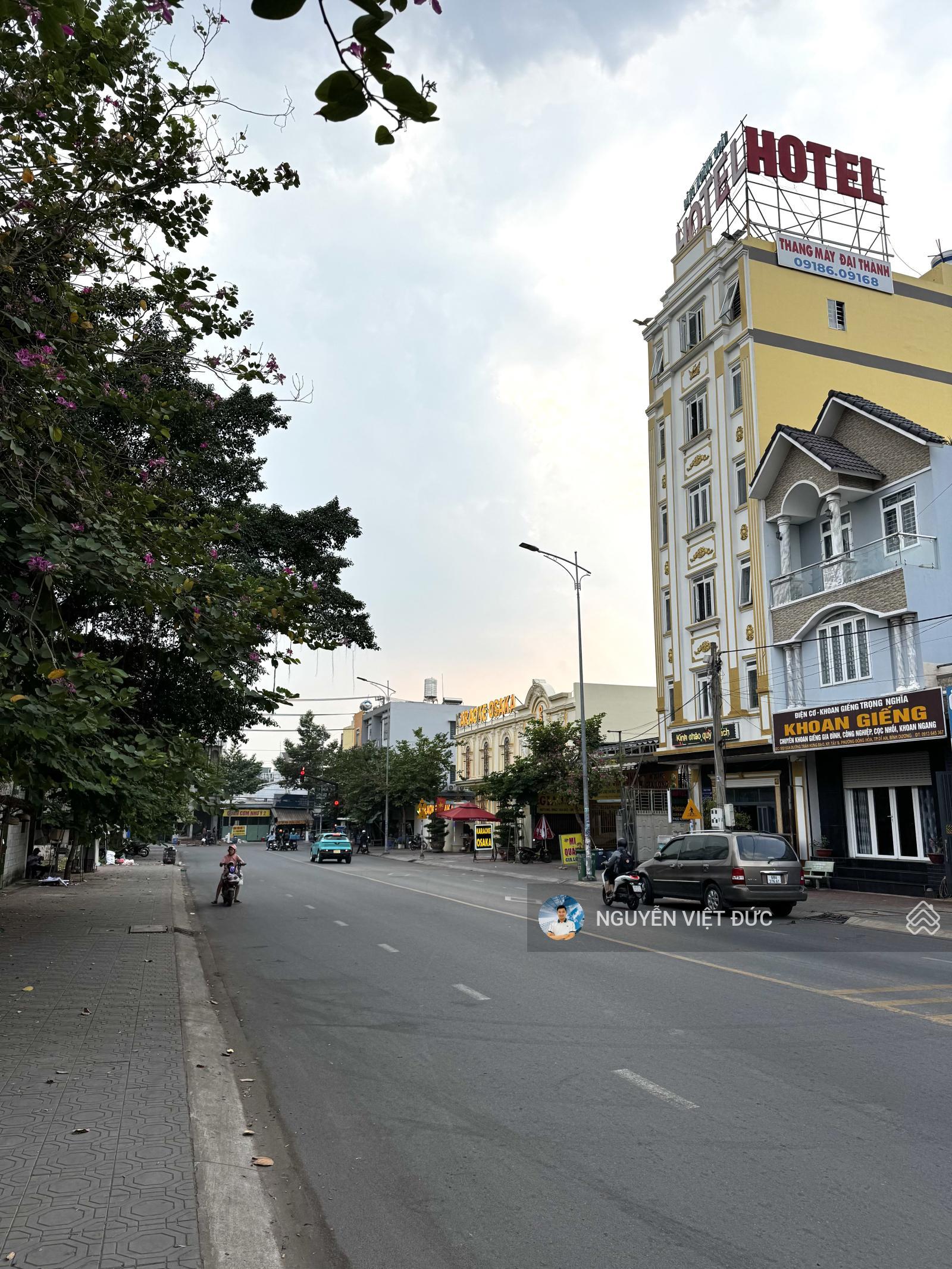 Giảm 2 tỷ bán khách sạn 16 phòng mặt tiền Hai Bà Trưng ngay siêu thị Go Dĩ An trung tâm thành phố