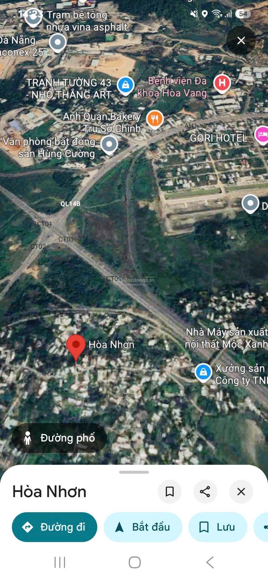 Chào bán mặt tiền đường nhựa 8m Phú Hoà - Hoà Nhơn - gần ngay bệnh viện Hoà Vang và chợ Tuý Loan