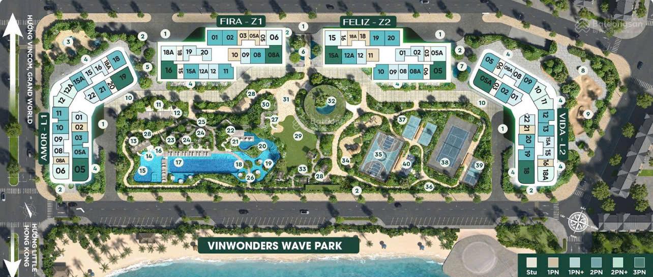 Cắt lỗ 300 triệu Lumiere Spring Bay bán gấp căn 2N2W - tầng cao, view thoáng mát NT cao cấp - TTTĐ