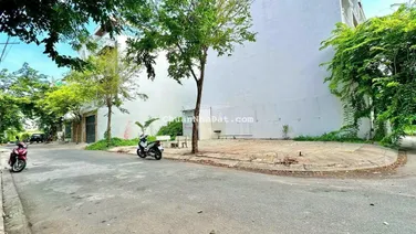 Bán lô đất góc 2 mặt tiền 8.5x16m Anh Tuấn Green Riverside Nhà Bè, sổ hồng, giá 9 tỷ