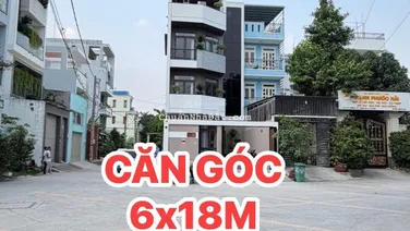 BÁN NHÀ GÓC 2 MẶT TIỀN 6x18m ĐƯỜNG 12M VIEW SÔNG THẠNH LỘC 37 Q12 FULL NỘI THẤT GIÁ TỐT