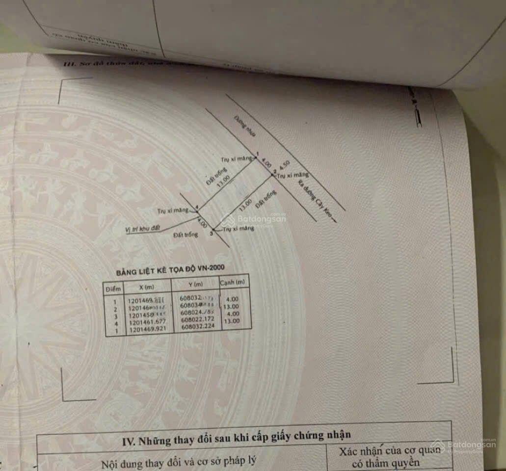 Bán đất hẻm 55C4 đường Cây Keo Tam Phú Thủ Đức nay là p.Tam Bình HCM. Giá bán 4.750
Hẻm nhựa xe hơi