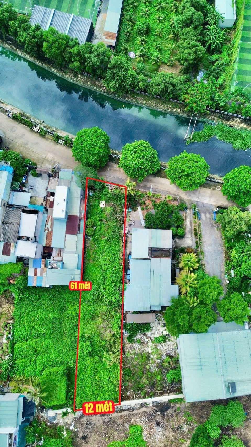 Bán đất mặt tiền Kênh Sông Vàm Thuật, P. An Phú Đông, Q12. DT 12m x 62m, giá siêu hời 23.5 tỷ