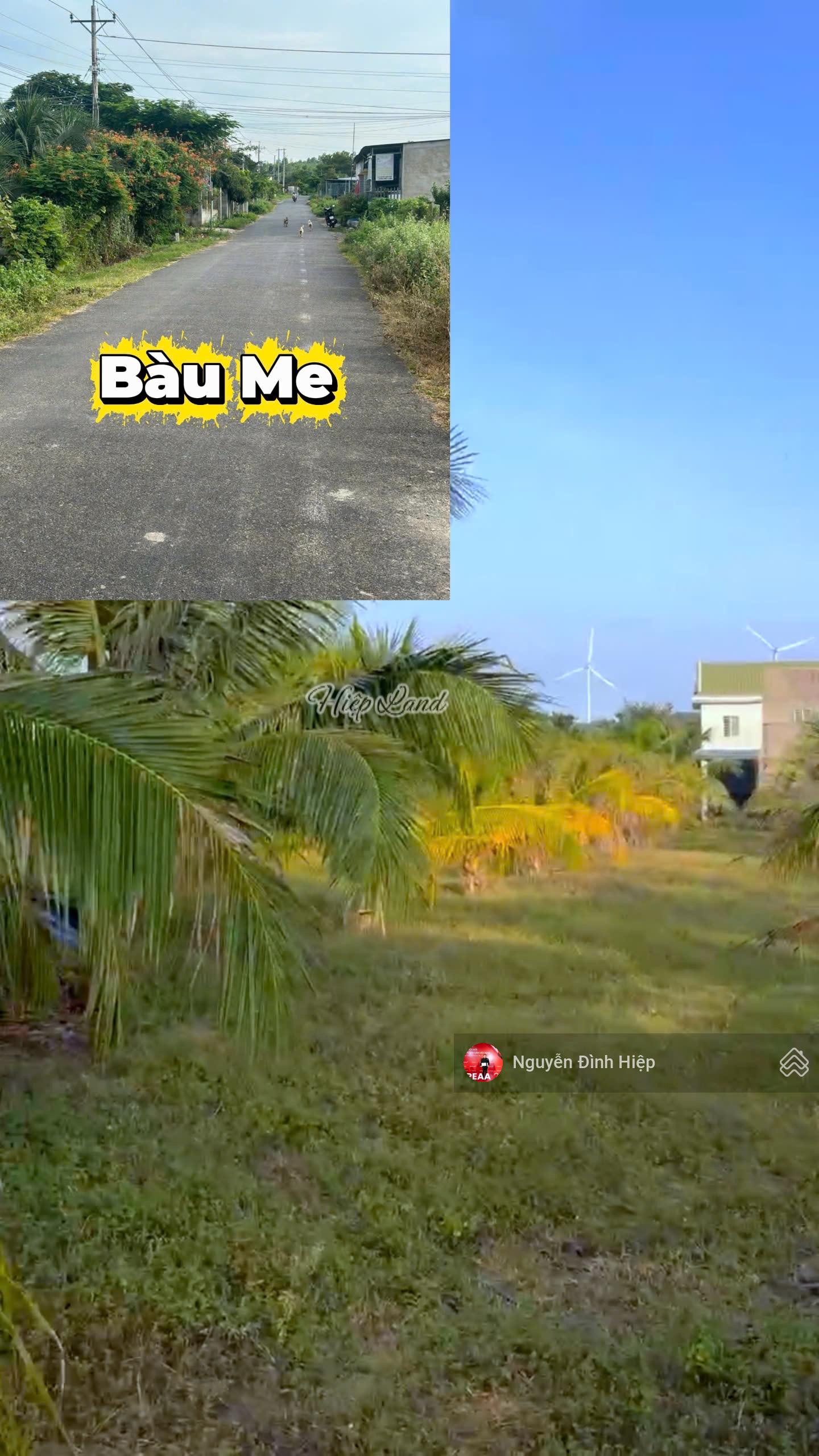 Bán 2150m2 có thổ cư lô góc mặt tiền Bàu Me, Thiện Nghiệp đối diện SunGroup Mũi Né