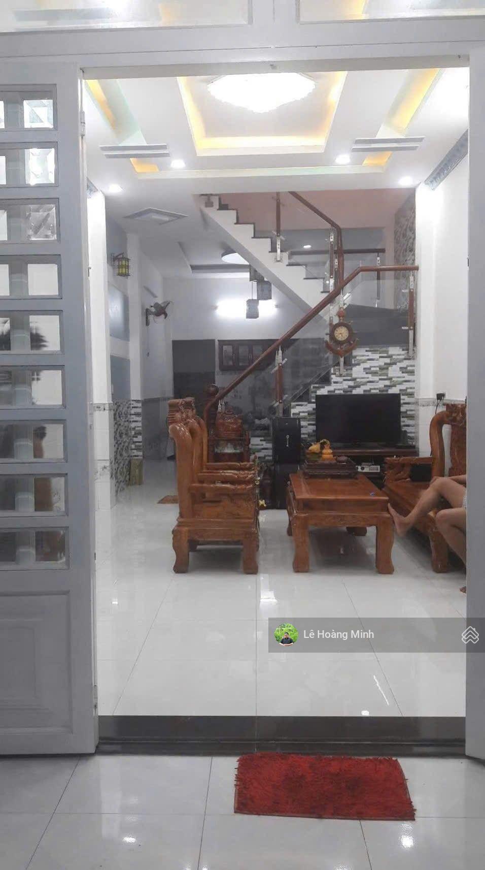 Nhà SHR 4m x 25m. Đúc 1 lầu mặt tiền đường Hiệp Thành 7