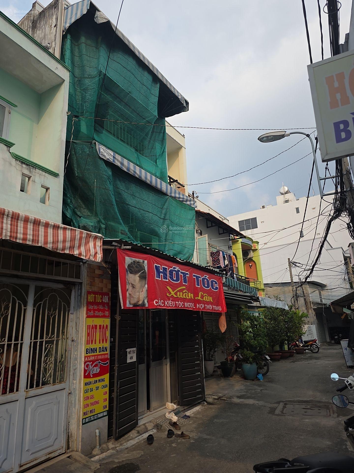 BÁN NHÀ 3 TẦNG GẦN CHỢ BÌNH TÂY NGAY TRUNG TÂM QUẬN 6 GIÁ 5.2 TỶ..HẺM 5M XE HƠI ĐẬU CỬA