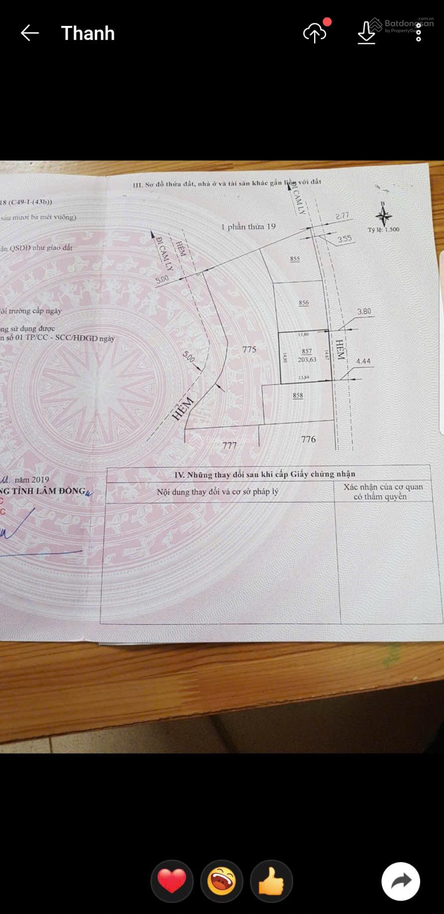 Cần bán 203m2 măngline đà lạt 5ty550 full TC đất bằng trên đỉnh đồi gần mây lang thang !