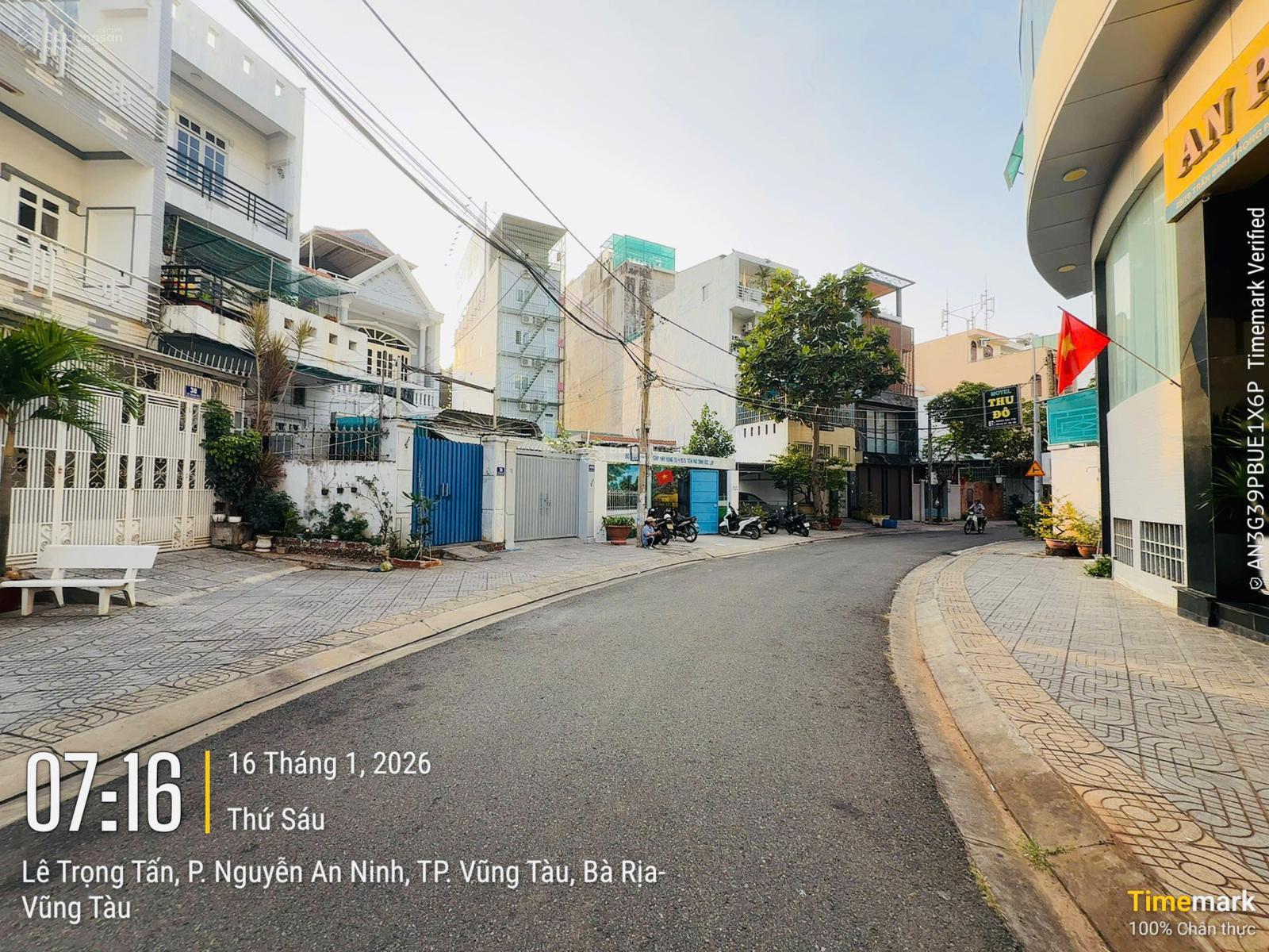 Bán đất đường Lê Trọng Tấn ngay bùng binh 3/2, cách biển 300m, khu khách sạn xây 6 tầng, Vũng Tàu