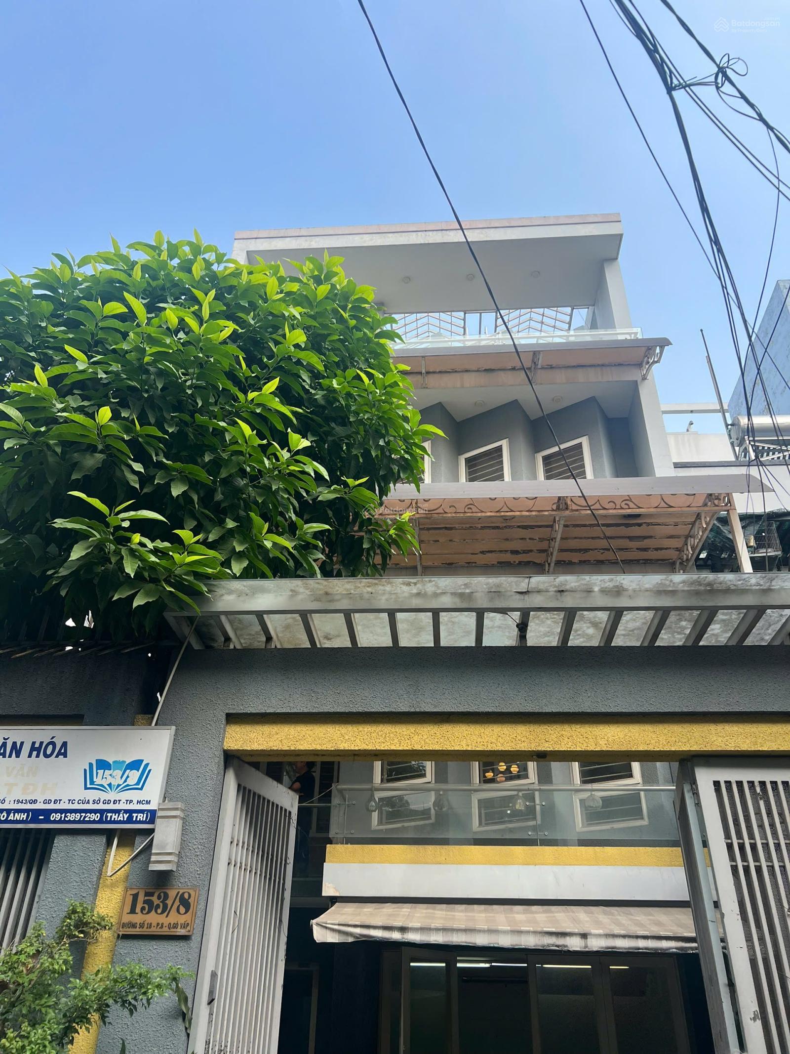 Bán nhà 3 lầu đường Lê Văn Thọ , P8, Gò Vấp, 6.5x21, giá 15.5 tỷ