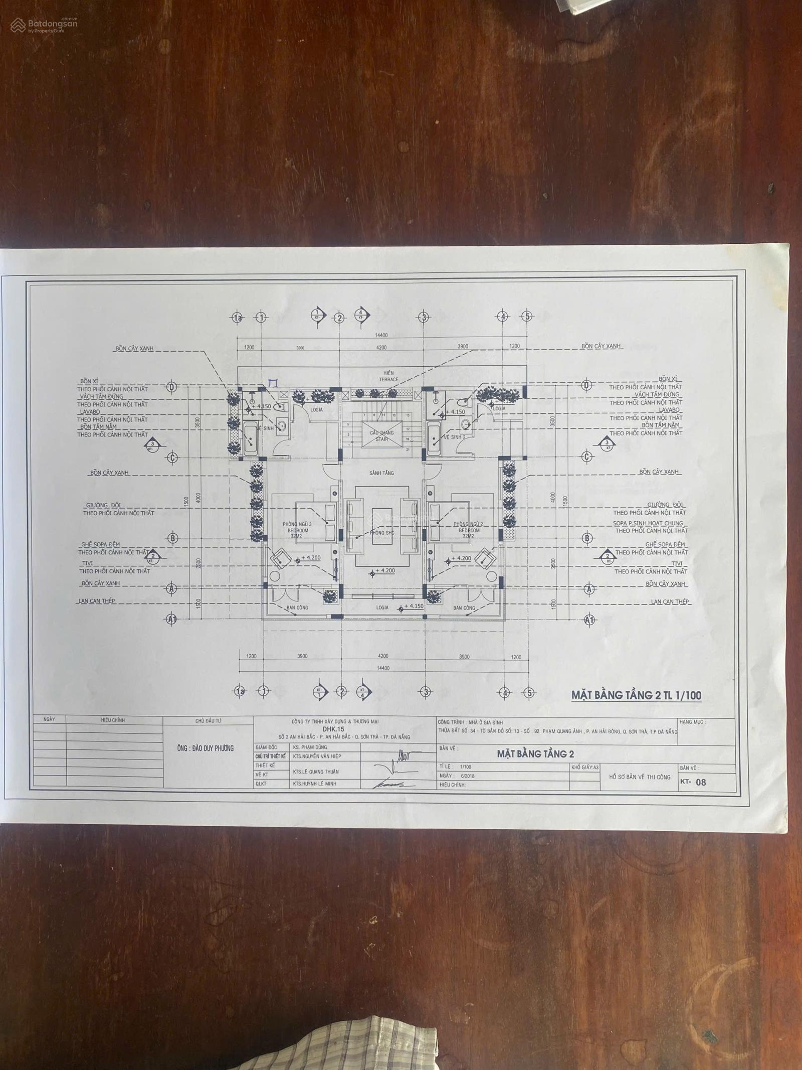 BÁN BIỆT THỰ 3 TẦNG ĐƯỜNG PHẠM QUANG ẢNH - SƠN TRÀ - ĐÀ NẴNG - diện tích 357m2 - giá 45 tỷ