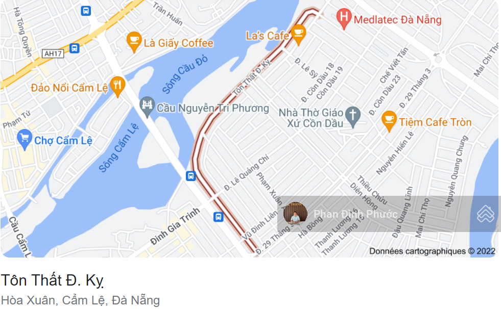 Bán đất đường Tôn Thất Dương Kỵ - hướng Đông Bắc - Hòa Xuân