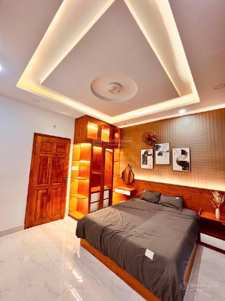 Mặt tiền vừa ở vừa kinh doanh gần Lê Văn Thọ P11 GV - mới đẹp full nội thất 65m2 4tầng 4PN chỉ 9tỷ6