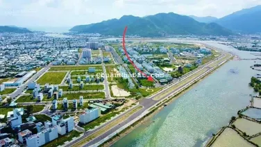 Lô góc đối diện công viên và sông Quán Trường đường T5 và T27 KDT An Bình Tân NT đã có sổ hồng