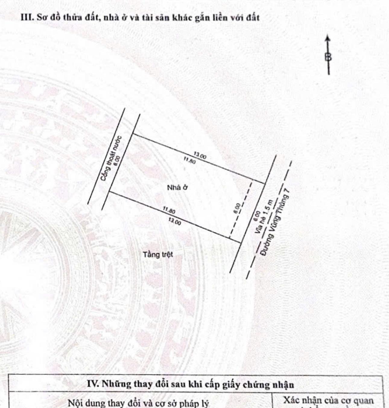 Nhà mặt tiền đường Vũng Thùng 7. Sơn Trà - Diện tích 78m2 ngang 6m cực đẹp - Giá 5,9 tỷ