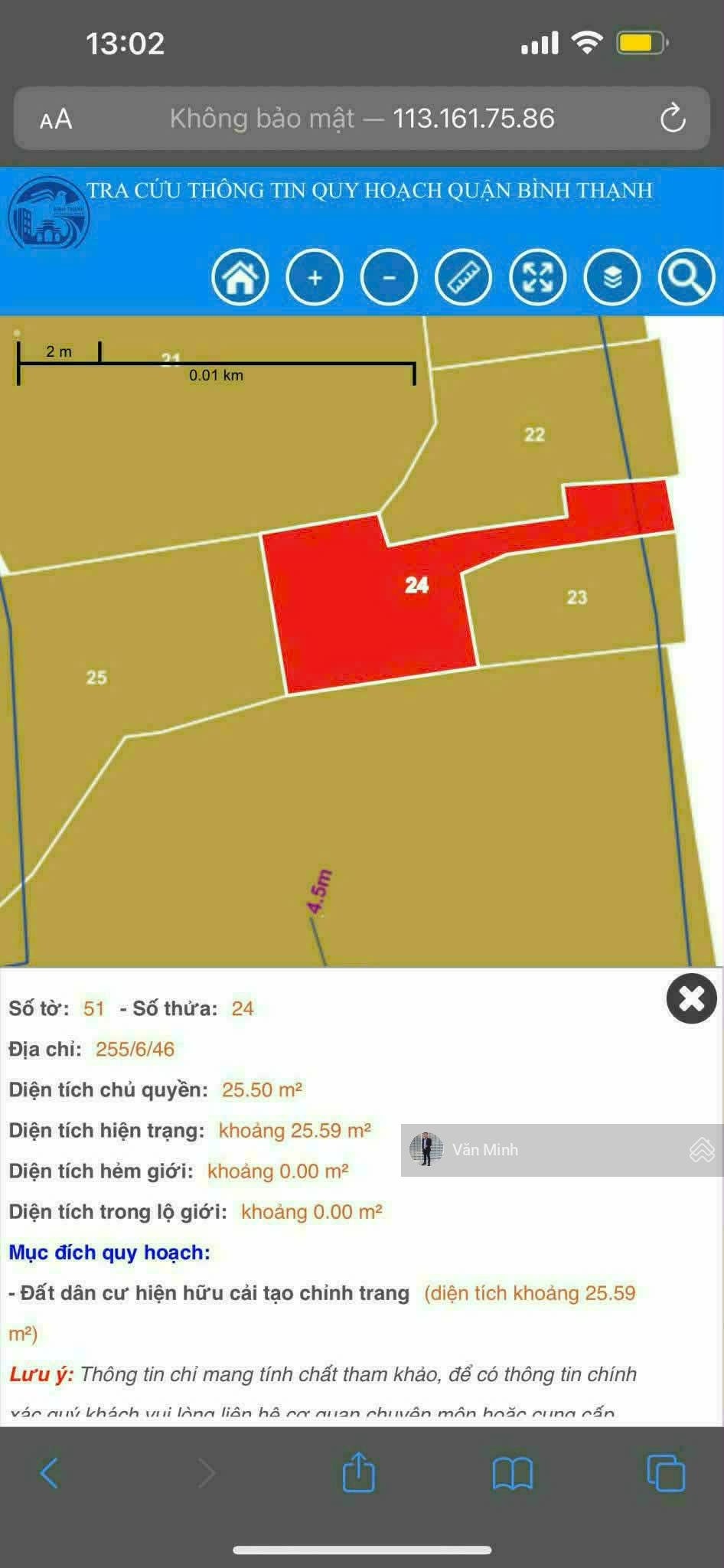 Bán nhà hẻm 113 Võ Duy Ninh Phường 22 Bình Thạnh 1 trệt lửng 25m2 giá 2,5 tỷ (TL)