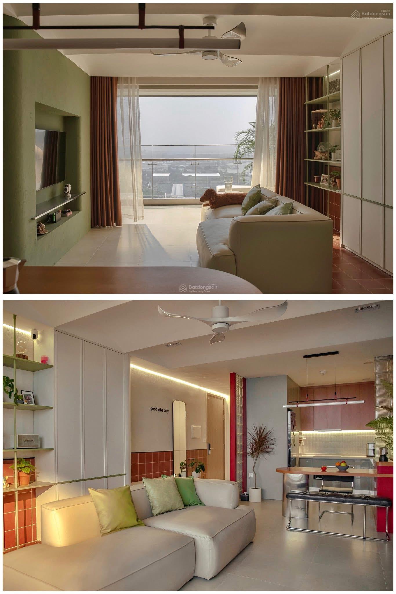 Bán căn hộ Sky89, Q7. DT lớn 89m2, 2PN 2WC full nội thất derco. Giá 6.7 tỷ sổ hồng