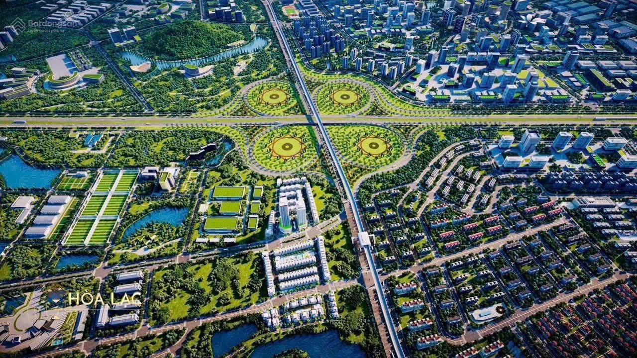 Bán đất nền Hoà lạc 100m2 mặt tiền 7m giá chỉ 2,1 tỷ/lô Sổ đỏ sẵn vị trí đẹp lô góc hiếm có khó tìm