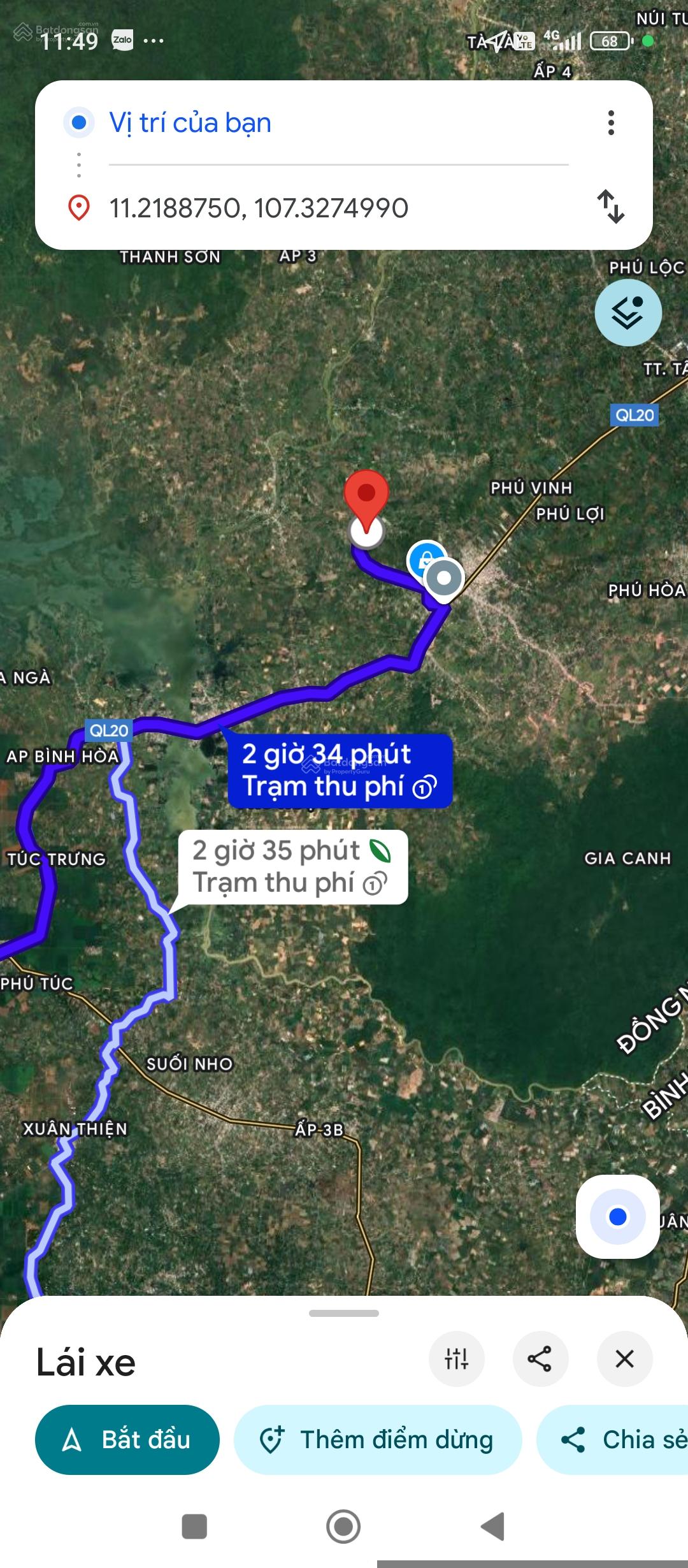 Cần bán 1.3ha (300m2 thổ) 7 tỷ, nhà đất xã Ngọc Định - Định Quán, phù hợp làm trắng trại nhà vườn