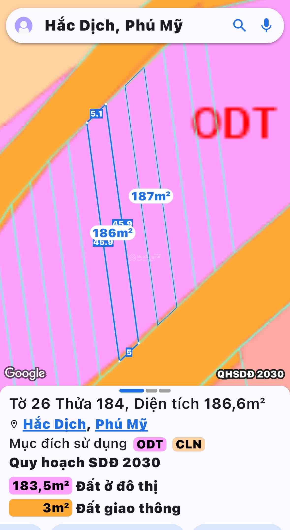 Bán đất 2 mặt tiền trước sau ở đường Tập Đoàn 7, 1,5 tỷ, 187m2, pháp lý đầy đủ