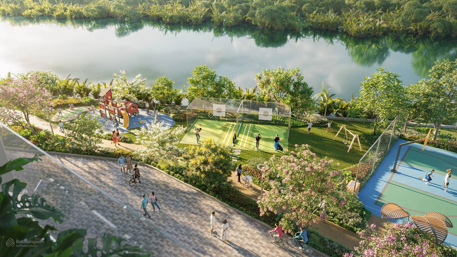 Căn hộ tầng 3 sân vườn đẹp nhất Mizuki - mua trực tiếp chủ đầu tư giá chỉ 5.2 tỷ/2pn view sông