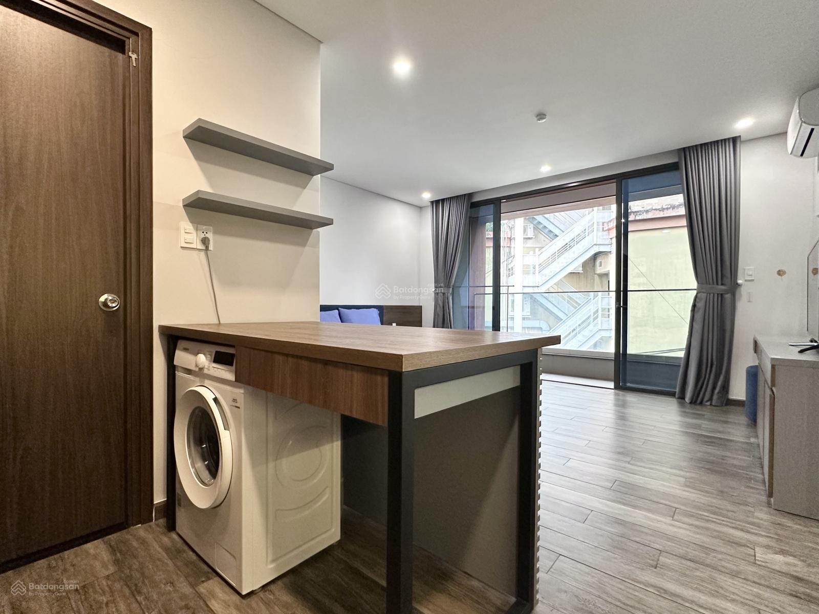 Căn hộ 1PN bancol cao cấp | Gần Bờ Kè Hoàng Sa, Võ Thị Sáu,có dọn phòng,bảo vệ 24/7, liên hệ tư vấn