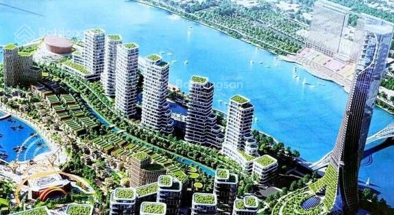 LÔ GÓC! BÁN ĐẤT BIỆT THỰ 2 MẶT TIỀN 379M2  79,99 TỶ - MT ĐẢO XANH 3 - Q. HẢI CHÂU