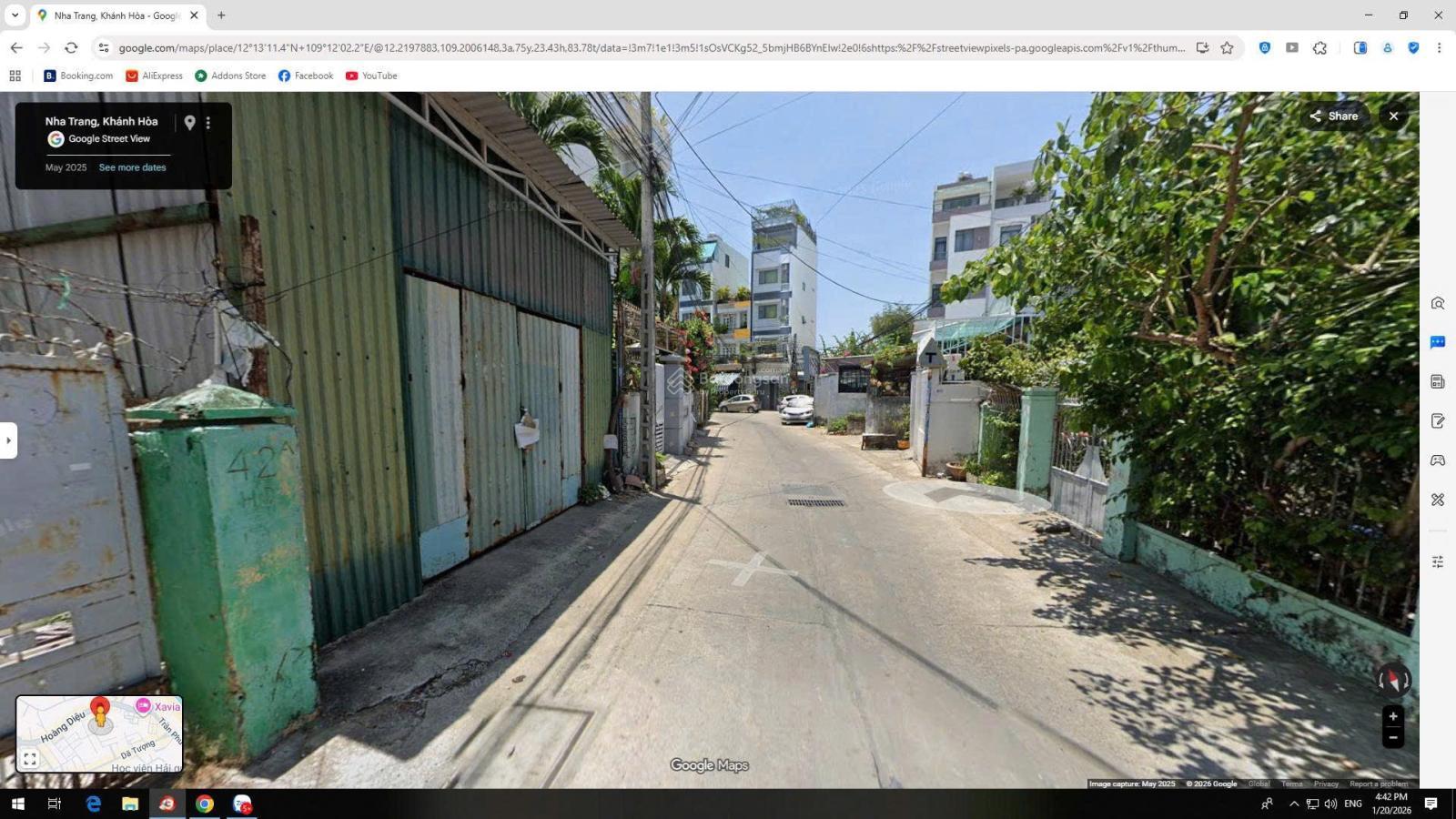 Lô đất hẻm ô tô Hoàng Diệu cách biển Trần Phú 400m / TP Nha Trang