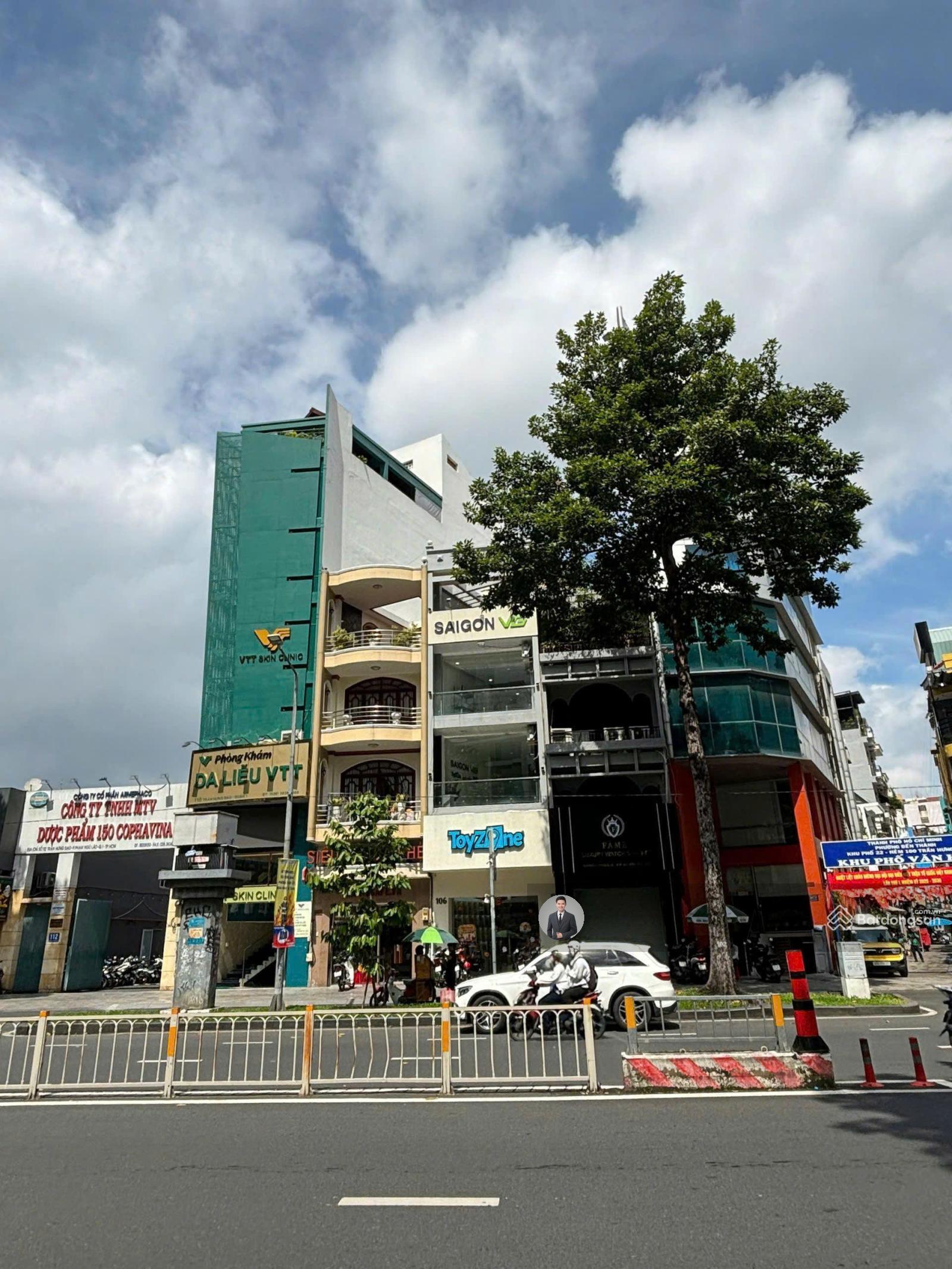 Bán nhà Góc 2 Mặt tiền Trần Hưng Đạo, Quận 5 - DT:10x20m - Cấp 4 - HĐT:100trđ - Giá 79 tỷ