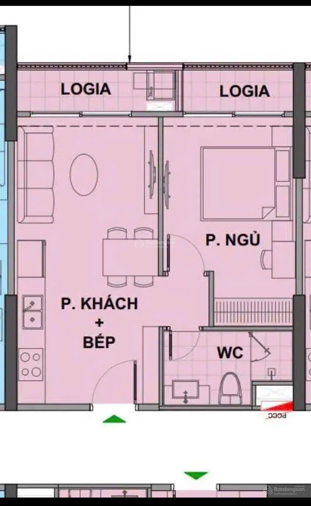Căn 1N 43,5m2 giá tốt nhất thị trường cho các anh chị ạ