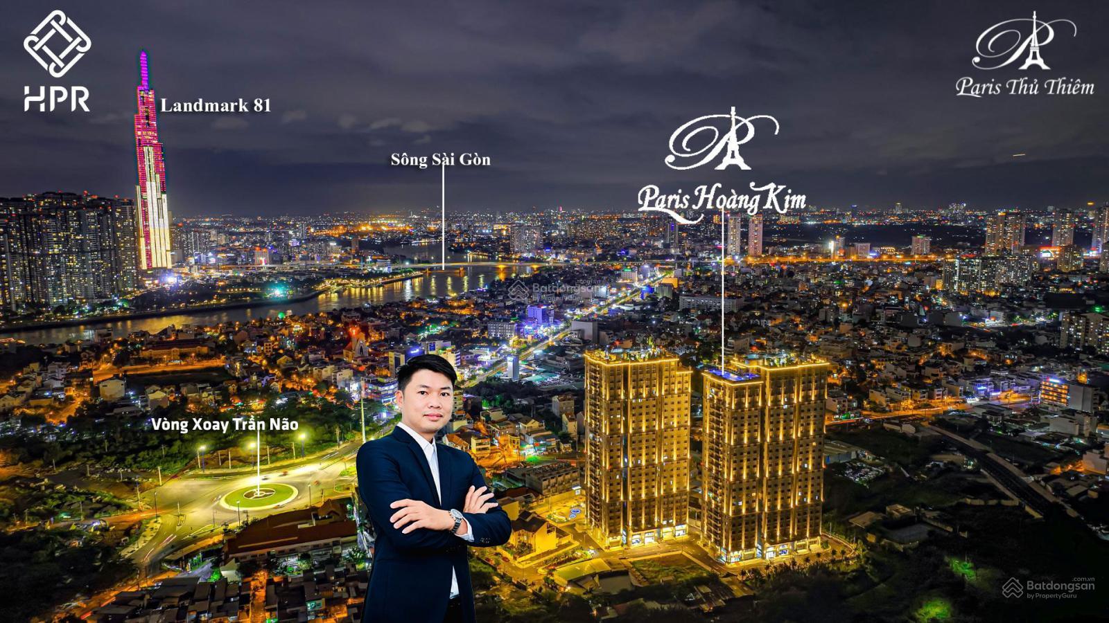 Paris Hoàng Kim bán 3PN / 99m2 từ CĐT, hổ trợ vay bank, chiết khấu 8%, tặng 2 năm chỗ đậu ô tô