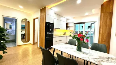 Căn hộ biển Nha Trang view đẹp, ở ngay. Căn 1222 toà OC2A, Nội thất: Mới 100%