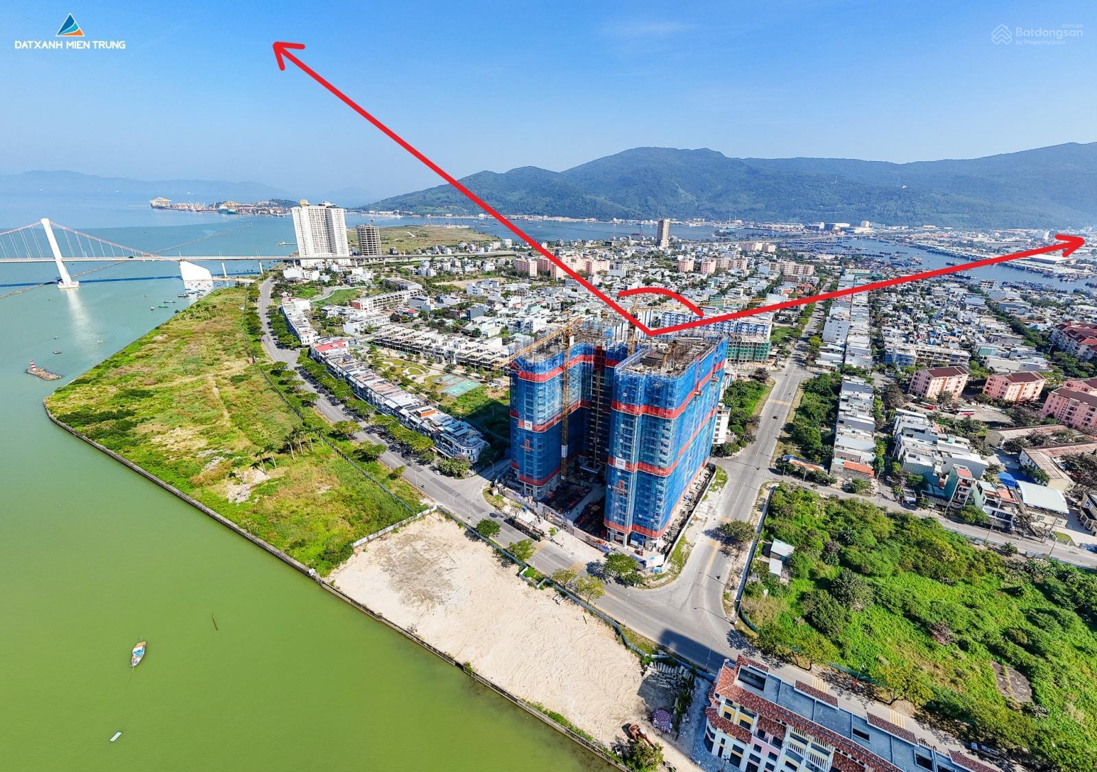 Hot! Duy nhất căn 2 phòng ngủ 63,6m2 giá tốt nhất giỏ hàng Peninsula - View biển Mỹ Khê + Sơn Trà