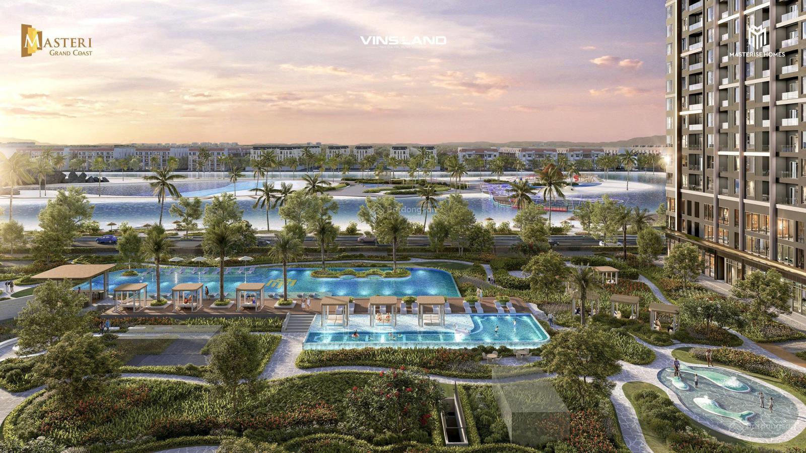 Căn hộ hoa hậu 4 phòng ngủ kính cong Masteri Grand Coast tuyệt tác sống đỉnh cao tại Ocean City