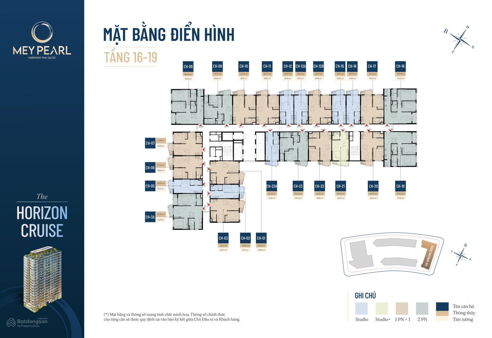 Quỹ căn mới nhất 3 tòa A, B, C tại Meypearl Harmony Phú Quốc giá chỉ từ 1,8 tỷ, Ck lên đến 32,5%